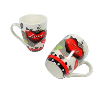 China Disposable Ceramic Temperature Personalized Ceramic Mug With Handle for sale