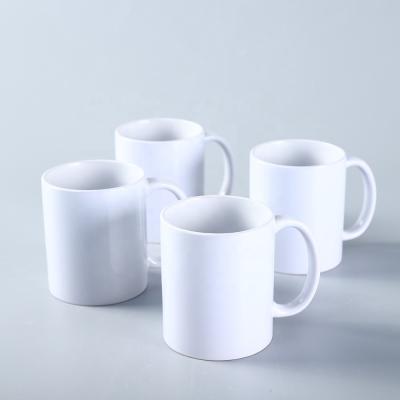 China Viable White Porcelain 11oz Sublimation Ceramic Mug For Daily Use for sale