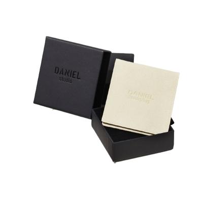 China Jewelry Gift Box Updated Wholesale Cardboard Drawer Paper Box Custom Jewelry Packaging Pull Out Jewelry Box Black for sale