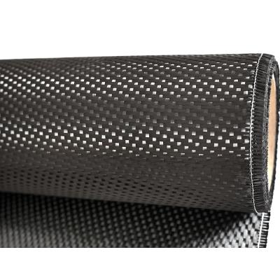 China Abrasion-resistant 6K 360g satin carbon fiber fabric for sale