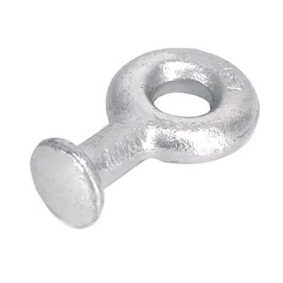 China 70-550 KN Steel Ball Eye Q QP Type Overhead Hot Dip Galvanized Forged Steel Clevis Eye Insulator End Fittings for sale