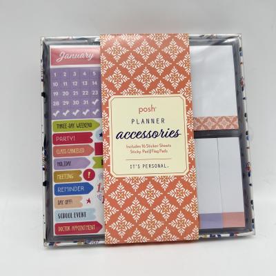 Cina Carta di stampa offset Post It Note Set regalo Gloss / Matte Lamination personalizzato in vendita