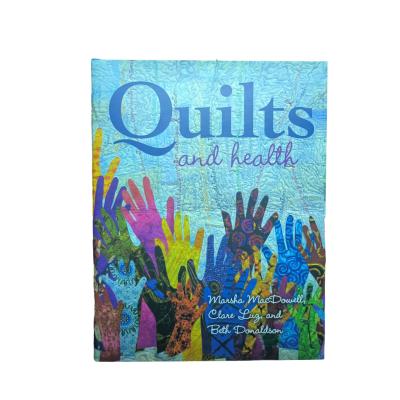 Κίνα Quilts and Health | Custom Hardcover Book Printing CMYK Hardcover Art Book Printing With Matte Finish Art Paper προς πώληση