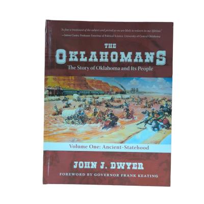 China The Oklahomans Volume I | Textbook Printing Service With Glossy Lamination And Smyth Sewn Hardcover Binding for sale