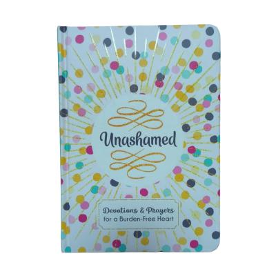 China Unashamed Customized Matte Lamination Embossing Novel Book Printing With Spot UV Finish for sale