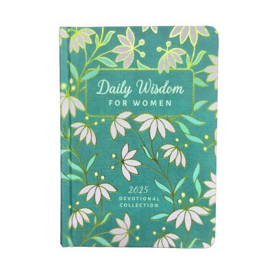 China Daily Wisdom For Women 2025  Hardcover Smyth Sewn Inspirational Book With Cover Foil And 2C Inner Pages for sale