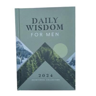 China Daily Wisdom For Men 2024 Hardcover Book With Matte Laminated Cover And Spot UV Plus 2C Woodfree Pages for sale