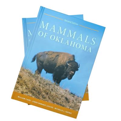 China Mammals Of Oklahoma Glossy Art Paper 4C/4C Printing Color Hardcover Textbook With Matte Lamination Cover Finish for sale