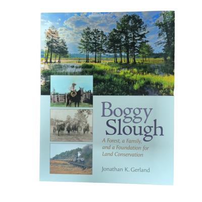 China Boggy Slough. Servicio profesional de impresión de libros de arte con tableros de 2,5 mm más láminación brillante y papel de arte brillante. en venta