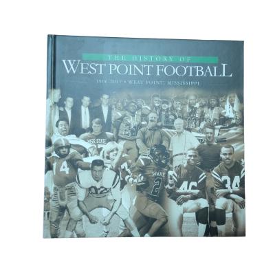 China The History of West Point Football Professional Hardcover Art Book Printing with Matte Laminated Cover and Gloss Paper for sale