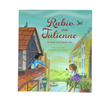 China Rubio and Julienne | 115GSM Glossy Art Paper Offset Children Book Printing with Matte Laminated Hardcover for sale