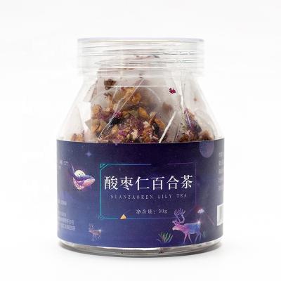 China Chinese hot selling wild tea tea in jujube seed lily sachet tea/evening tea/sleep tea for sale