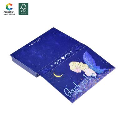 China High Quality Waterproof Custom Empty Purple Palette Eyeshadow Palette Packaging Matte Eyeshadow Palette Private Label for sale