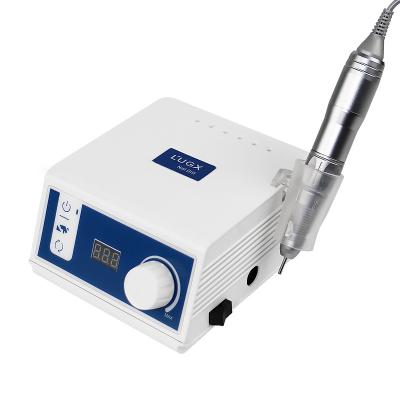 China Lugx OEM/ODM Professional Salon Electric Low Noise/Brushless Nail Brushless Nail Drill Machine for sale