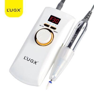 China UGX Low Noise Portable Electric Nail Drill Machine with EU UK US AU Plug Rechargeable Nail Drill Machine for sale