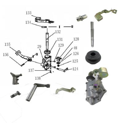 China FOTON MINI VIEW BUS transmission spare parts BJ6536 FOTON Frame for sale