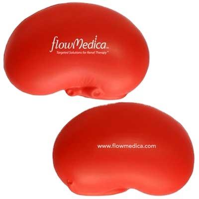 China European Europe Cartoon Kidney Shaped PU Foam Stress Ball Promotion Gift for sale