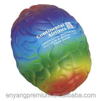 China 2018 Custom Toy Promotional New Product Promotional Squeeze Toy Anti Stress Custom Brain Shaped Stress Reliever Toys for sale