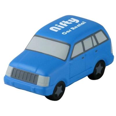 China Toy Promotional Toy Pu Car Promotional New Products Promotion Customized Cute With Your Jumbo Suppliers Anti Effort Cartoon PU Printing Toy for sale