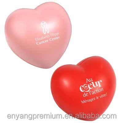 China Soft Toy Soft Toy Cute Love Heart PU Foam Sponge Argos Stress Ball Valentine's Day Promotion Gift for sale