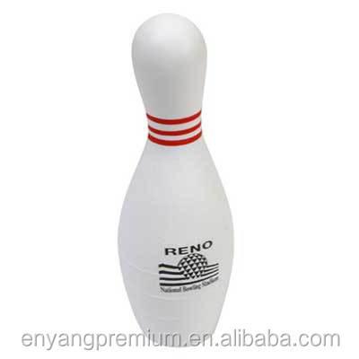 China Polyurethane Polyurethane Bowling Pin PU Foam Stress Ball Promotion Gift 51x51x151mm for sale