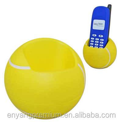 China Soft Toy New Popular Soft Toy OEM Cheap Customized Football Cell Phone Holder Ball Shape For Gift for sale