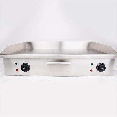 China food & Chinese Electric Beverage Factory Hotel Kitchen Equipment Barbecue Flat Teppanyaki Griddle for sale