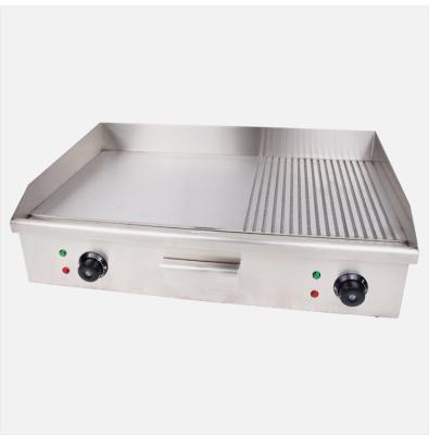 China Farms Factory Wholesale Commercial Stainless Steel Kitchen 1-Plate Electric Griddle Grill for sale