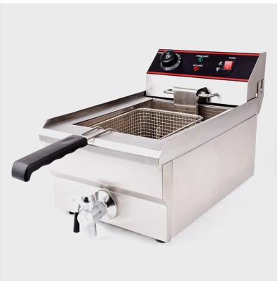 China Commercial Stainless Steel Chip Frying Machine Stock Electric Deep Fryer for sale