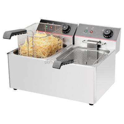 China Hotel CE Approved TEF-8L-2 Industrial Electric Deep Fryer for sale