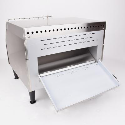 China Chinese factory commercial 2 layers stainless steel commercial electric hamburger bun toaster for sale