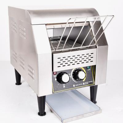 China Low MOQ Stainless Steel Commercial Electric Conveyor Toaster Industrial Bread Toaster for sale