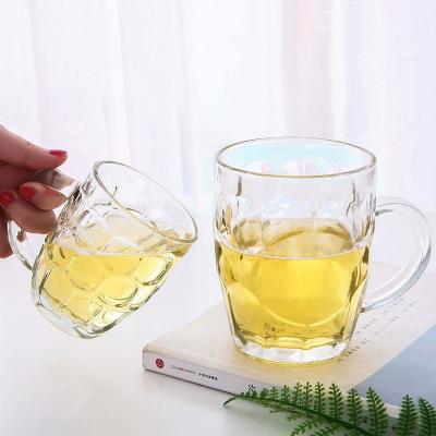 China 300ml Round Shape Mug Cup Luxury Glass Coffee Mug Mugs Glass Tea Mug for sale