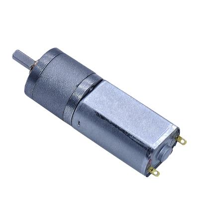 China Totally Enclosed Speed ​​0.1 Rpm 20mm 6 Volt Dc Low Rpm Small Electric Motor Motors With Straight Gearbox for sale