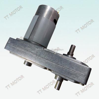 China Totally Enclosed Small Electric DC Motor 12v With Double Shaft for sale