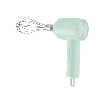 China Hot-selling Multifunctional Manual Egg Beater Ejector Button Stainless Steel Kitchen Egg Beater Beat Mini Electric Hand Mixer for sale