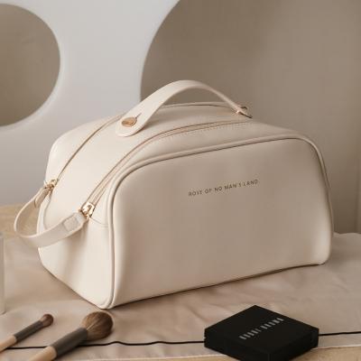 China Fashion Luxury Women Fashion PU Leather Makeup Bag Beauty Case Pouch Cosmetic Bag Travel Toiletry Bag for sale