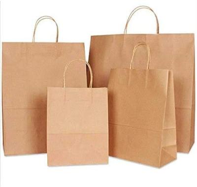 China Custom Logo Paper Bag Shopping Carrier Bag Eco Friendly Food Packaging Packaging Cheaper Price Recyclable With Logo Printed for sale