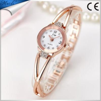 China 2016 New Water Resistant Fashion Gold Watch Brand Women Luxury Dress Watches Quartz Rhinestone Casual Wristwatch WW022 for sale