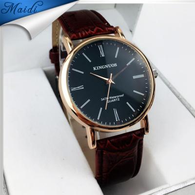 China Water Resistant 2018 Fashion Quartz Men Leather Luxury Male Watch Business Leather Clock Top Brand Watch MW-52 for sale