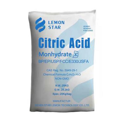 China High Purity Additives Citric Acid Monohydrate Hot Selling Preservative Citric Acid Anyhydrous Monohydrate for sale