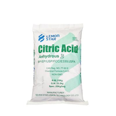 China Factory direct sales high quality bulk citric acid anhydrous anhydrous citric acid for sale