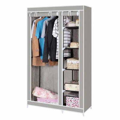 China Foldable Portable Baby Wardrobe Hot Sale Lightweight Canvas Wardrobe With Cheap Price for sale