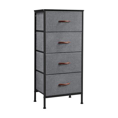 China Bedroom Transient Widely Used Storage Drawer Tower Modern Clothes 4 Drawers Storage Cabinet Morden Storage Racks for sale