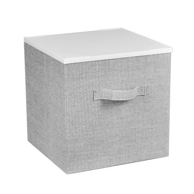 China Guaranteed Quality Washable Stackable Tissue Storage Box Lid Plastic Box For Clothing for sale