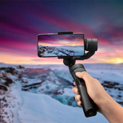 China Hot Sale Outdoor Support H4 Camera Gimbal Triaxial Flexible Handheld Gimbal Stabilizer with Pull and Zoom Focus for sale