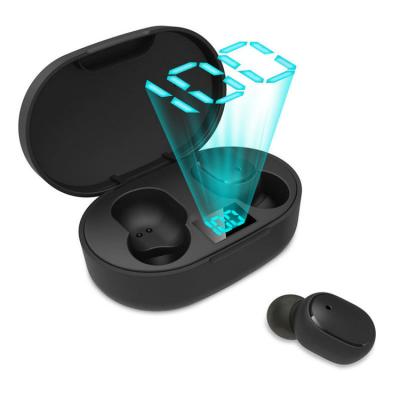 China Amazon Success In-Ear LED Display E6S TWS Wireless Headphones 6D Stereo IPX5 E6S Mini Earbuds for sale