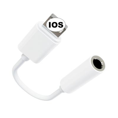 China Earphone Adapter Jack Adapter to Light to 3.5mm Earphone Jack Audio Adapter for iPhone for sale