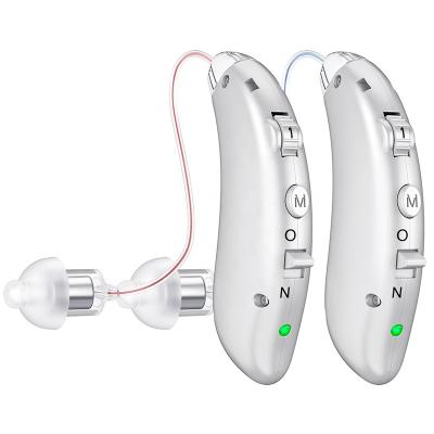 China Digital Processing K&Fcoptee Factory Price Mini Hearing Amplifier Rechargeable Ear Digital Hearing Aid High Quality Invisible Hearing Lost for sale