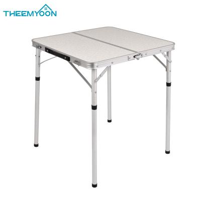 China Outdoor Aluminum Picnic Folding Table Easy Carry Compact Lightweight Camping With Foldable Legs for sale